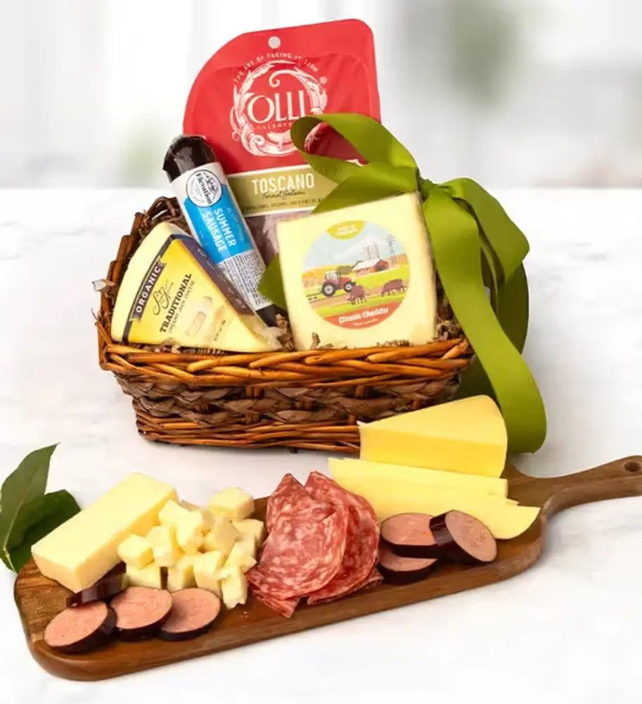 California Artisan Meat & Cheese Basket