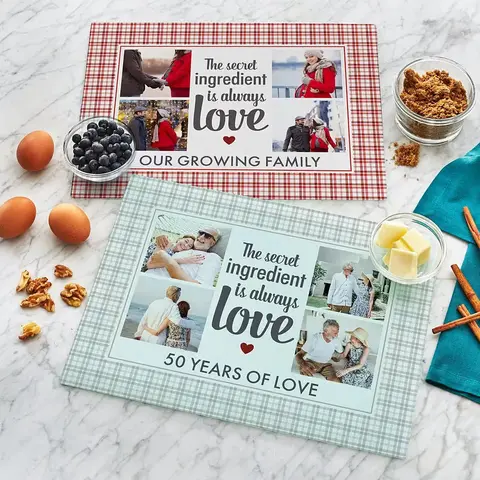 Personalized Photo Glass Cutting Board