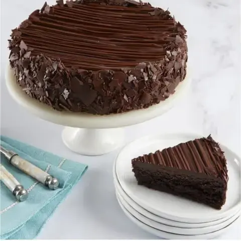 Marble Fudge Brownie Cake
