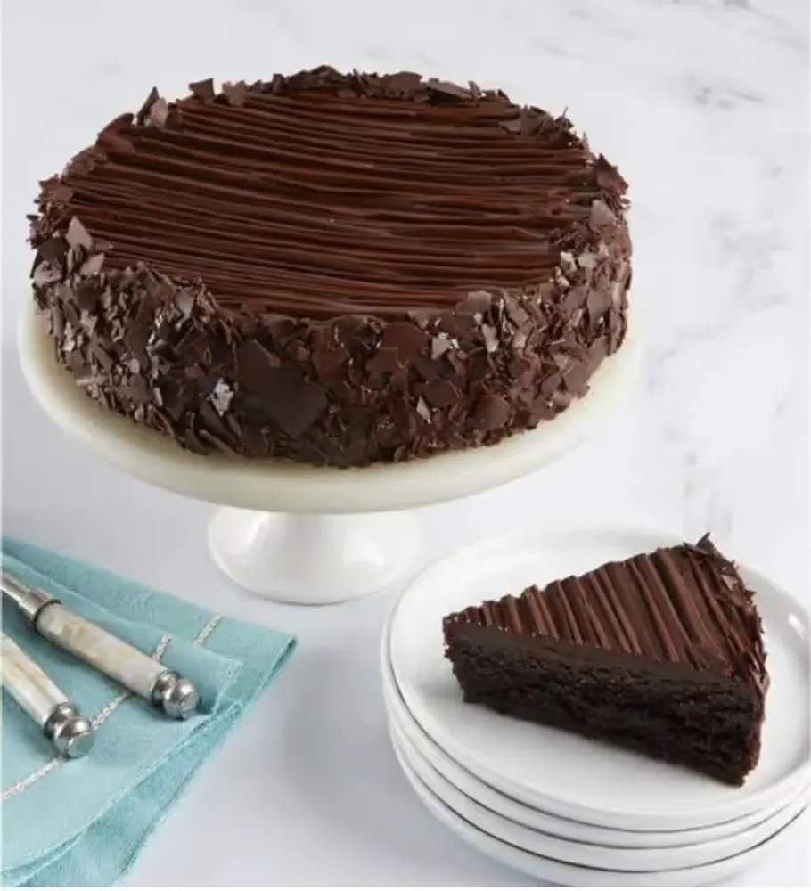 Marble Fudge Brownie Cake
