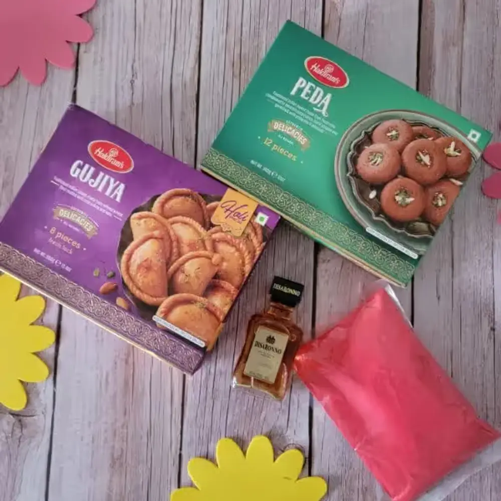 Gujiya, Peda & Disaronno Holi Delight
