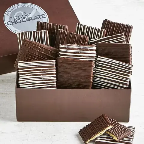 Dark Chocolate Covered Grahams, 12 Pack