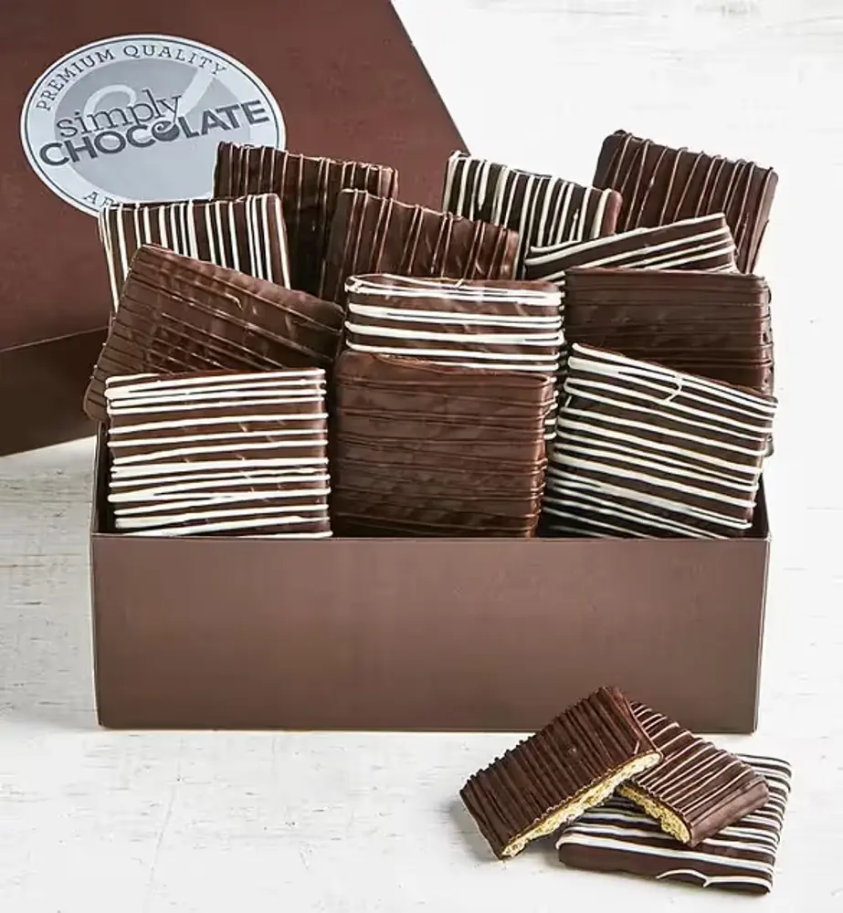 Dark Chocolate Covered Grahams, 12 Pack