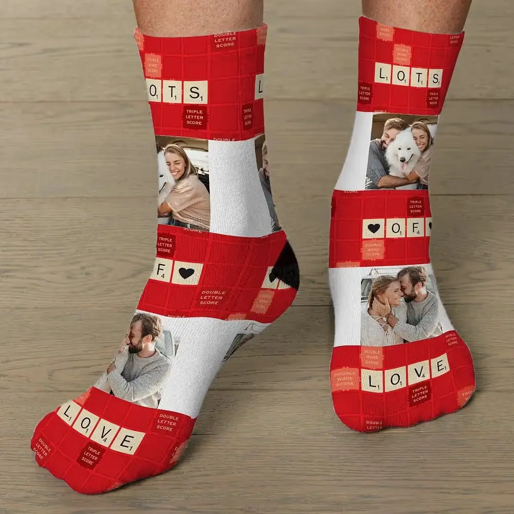 Lots of Love Photo Socks