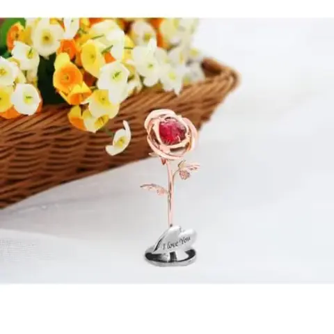 Crystal Red Rose Keepsake