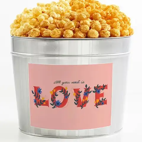 All You Need Is Love Popcorn Tin