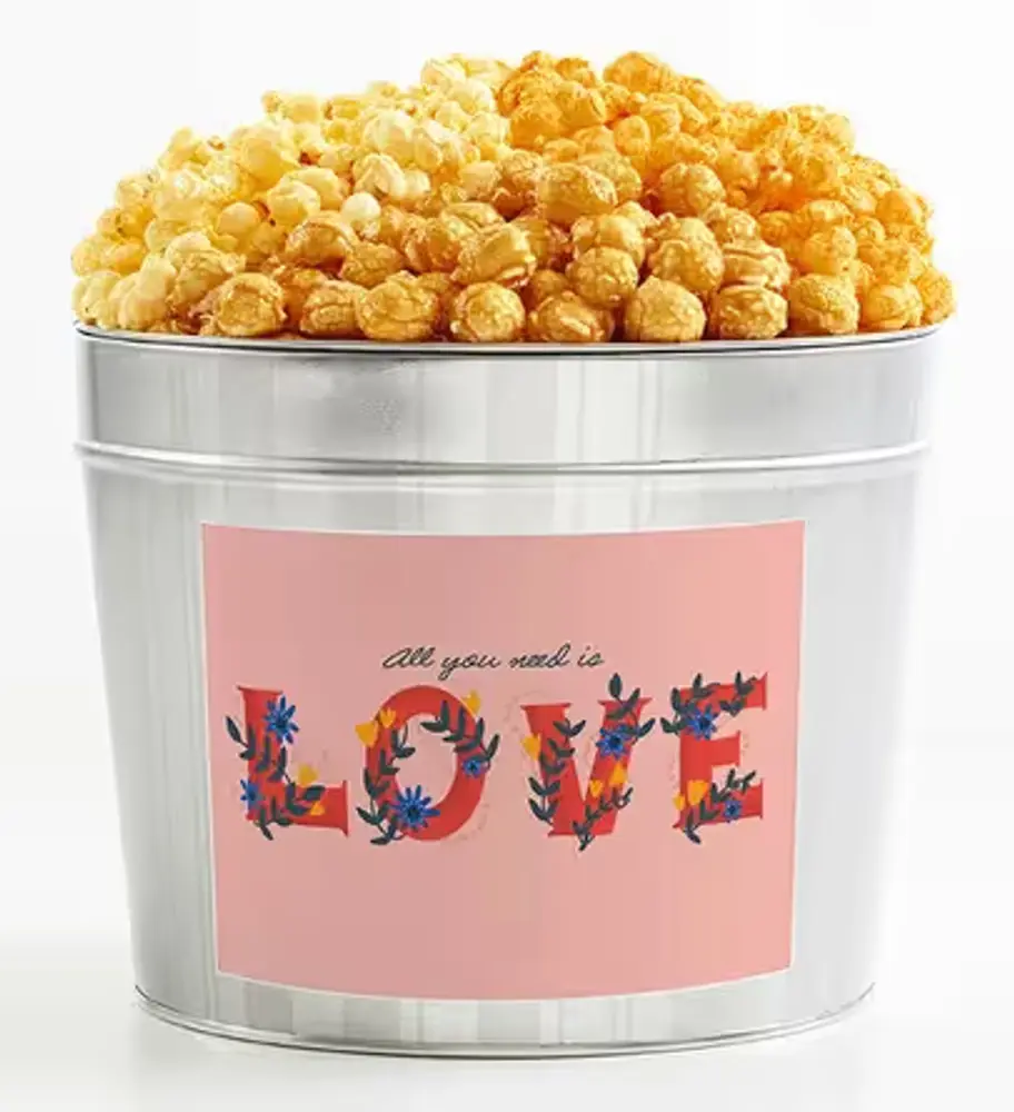 All You Need Is Love Popcorn Tin