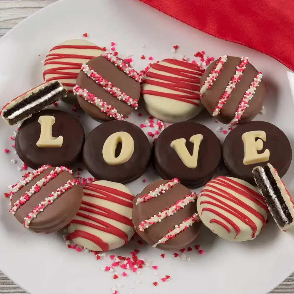 LOVE Chocolate-Dipped OREOs, Dozen