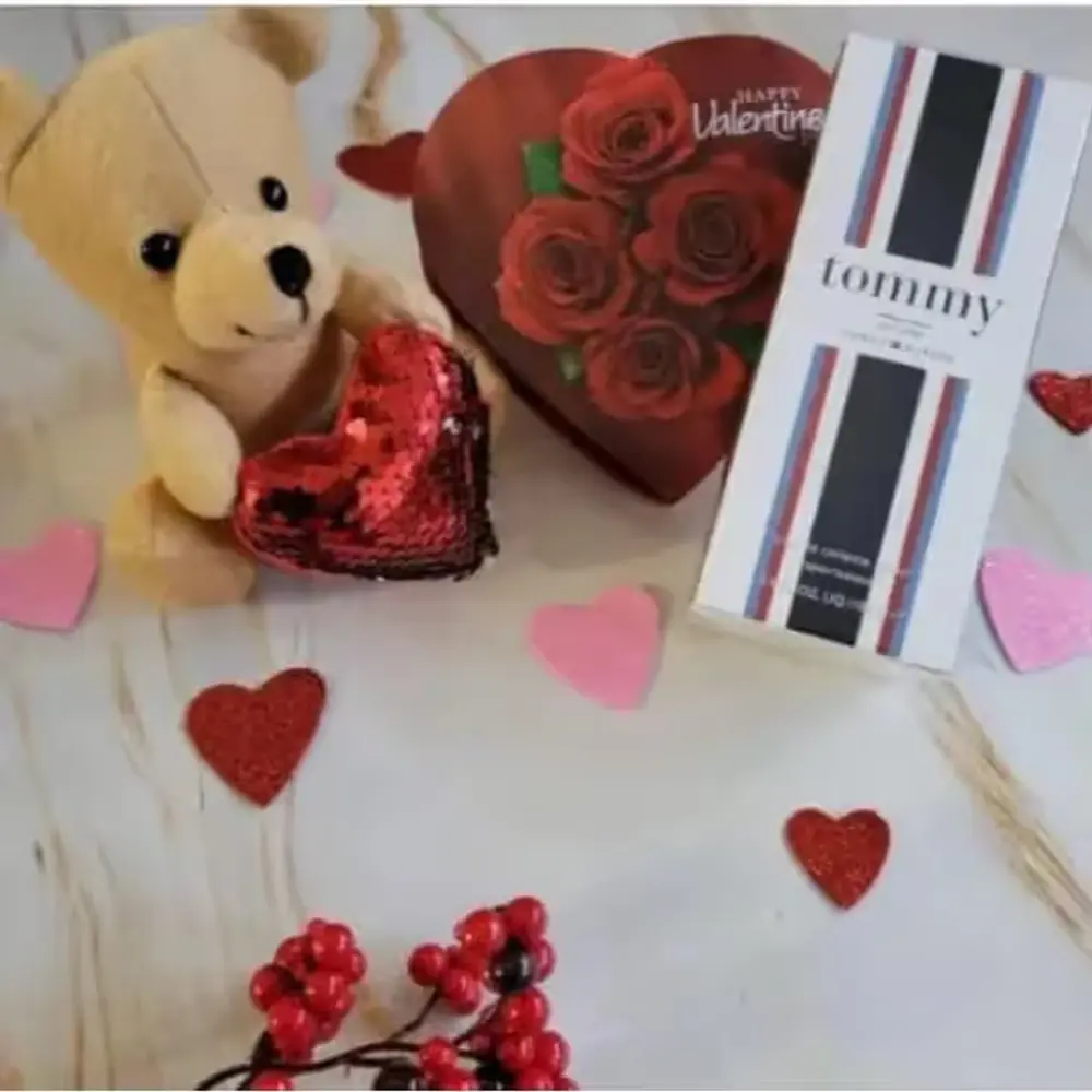 Teddy, Tommy Hilfiger & Chocolate Heart