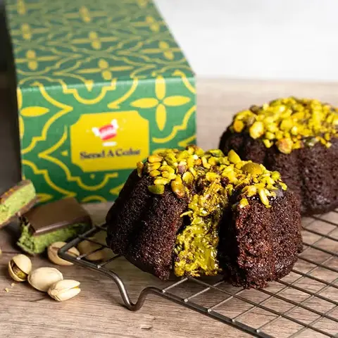 Dubai Chocolate Pistachio Cake Duo