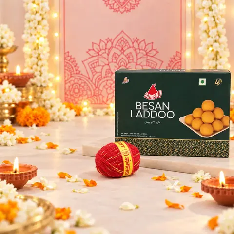 Besan Laddoo & Kalawa Sweet Box