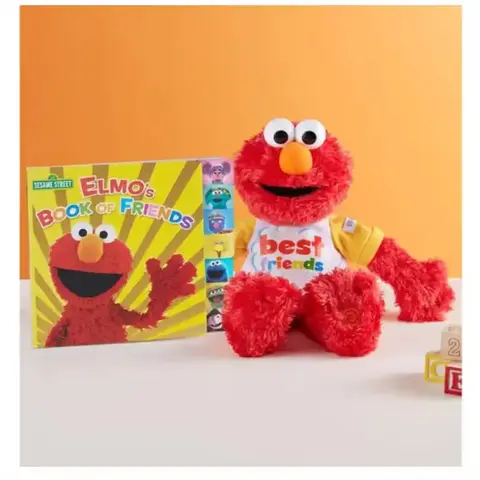 Talking Elmo Plush & Counting Book