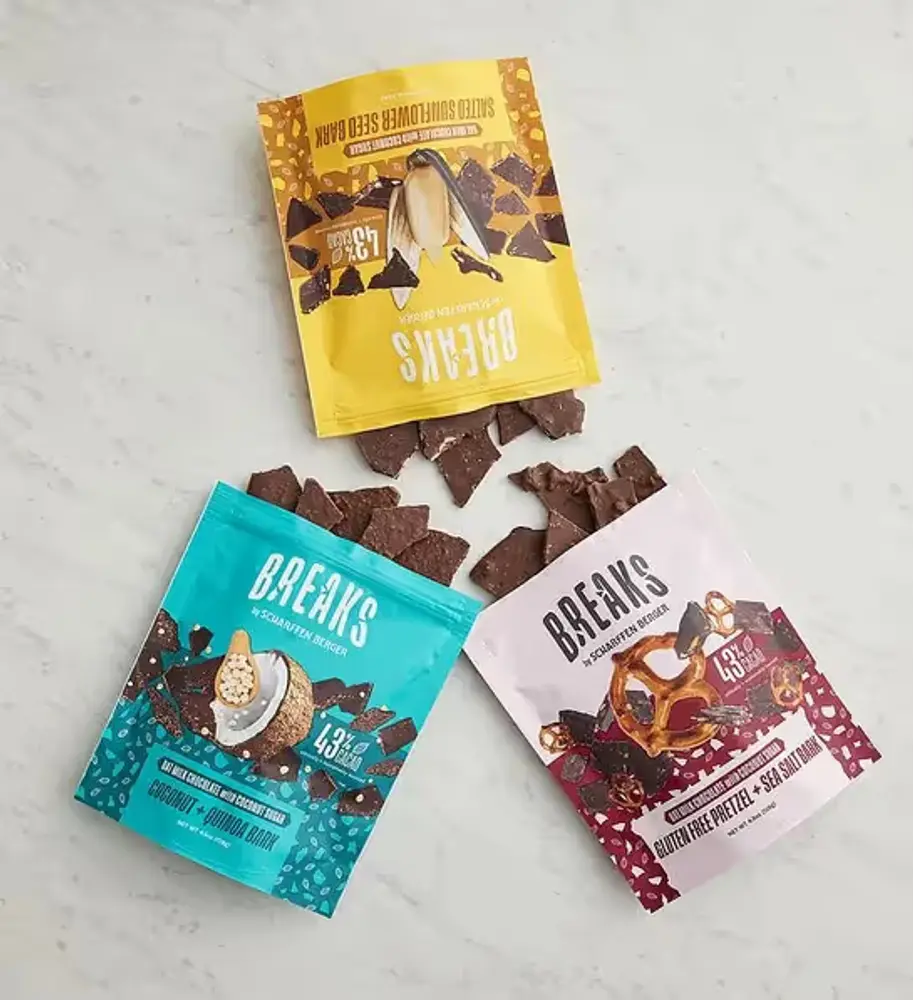 Oat Milk Chocolate Bark Trio