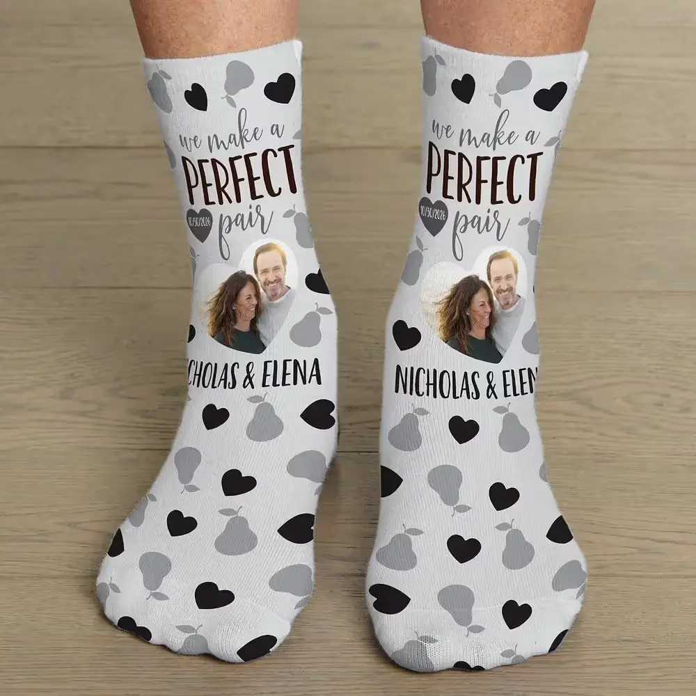Perfect Pair Photo Socks