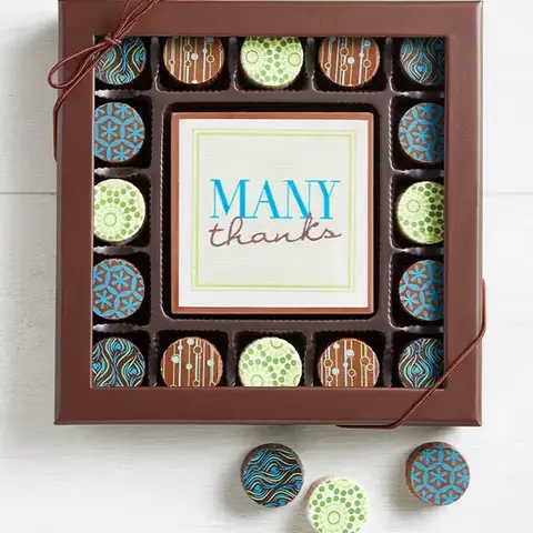 Thank You Chocolate Bar & 16 Truffles
