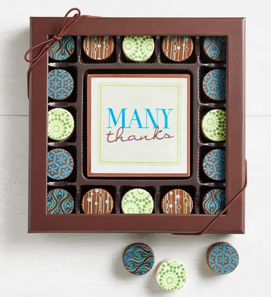 Thank You Chocolate Bar & 16 Truffles