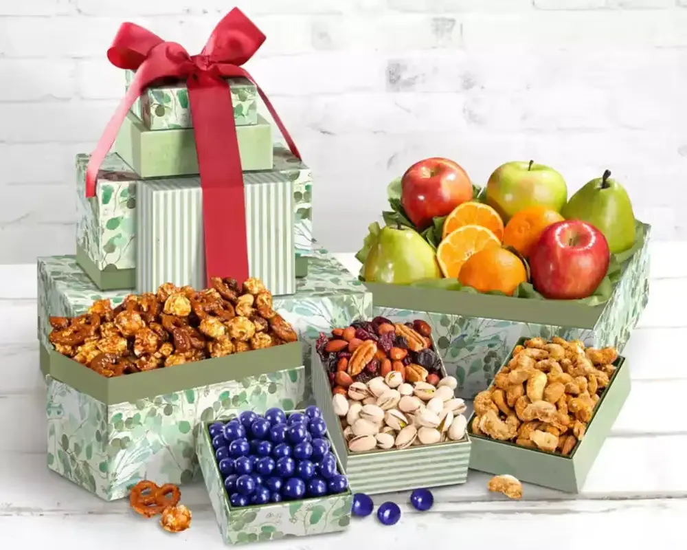 Fruit & Nut Deluxe Gift Tower