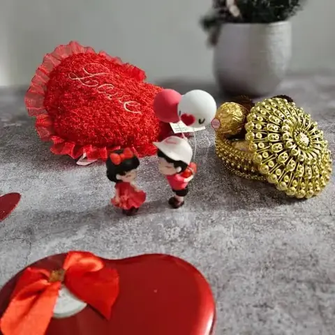 Car Ornament, Heart Pillow & Candies