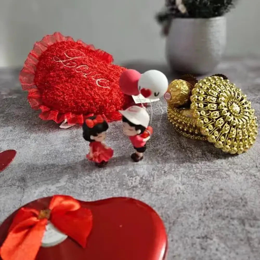 Car Ornament, Heart Pillow & Candies