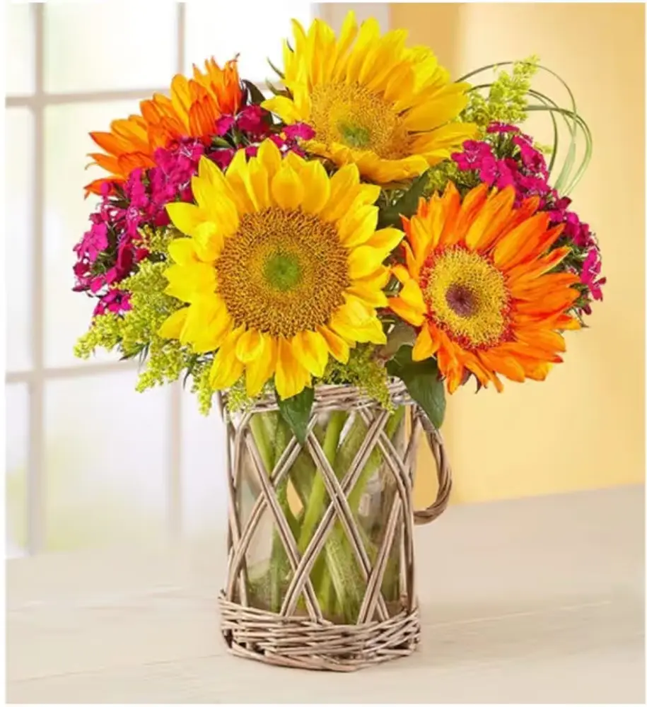 Warm Sunset Sunflower Bouquet
