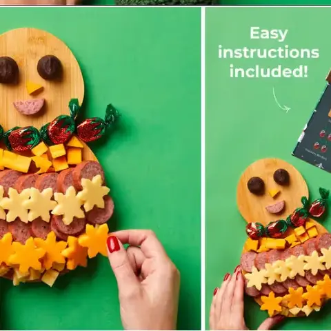 Mini Snowman Charcuterie Kit