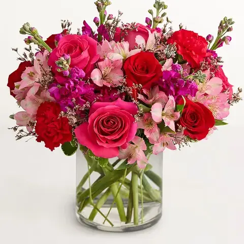 Romantic Passion Blooms Bouquet