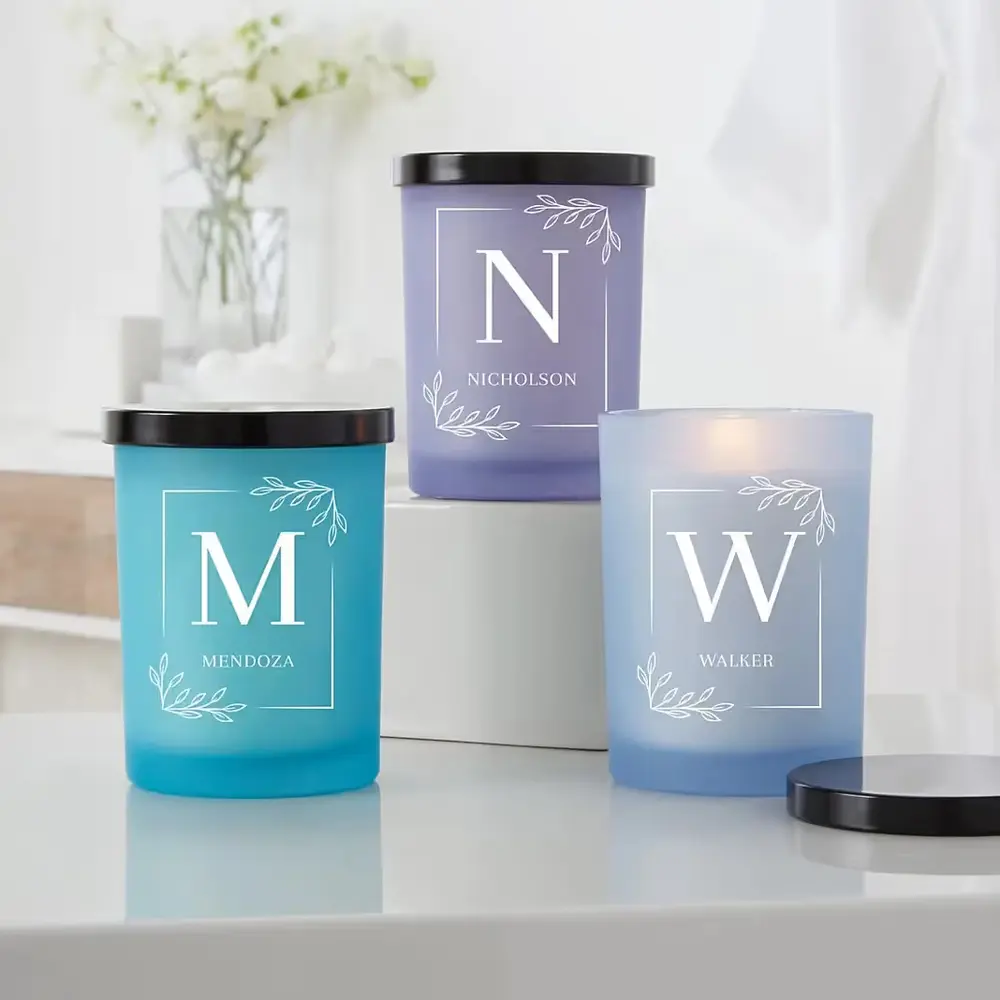 Personalized Family Initial Candle