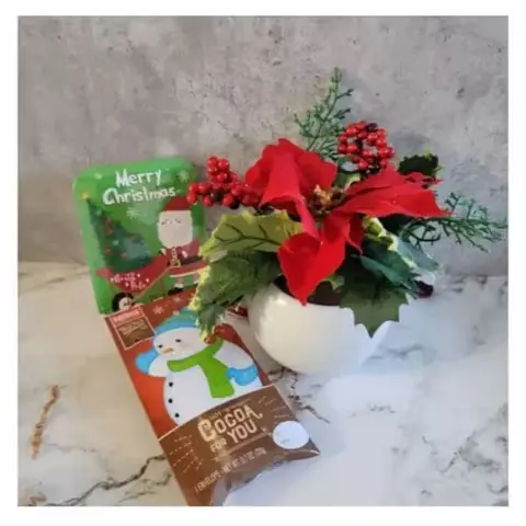 Christmas Truffles, Cocoa & Poinsettia