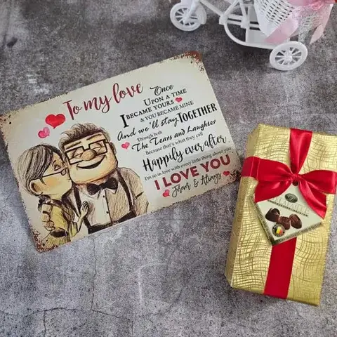 Belgian Chocolates & I Love You Hanging