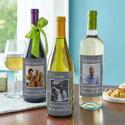 Personalized Photo Wine Labels, 4