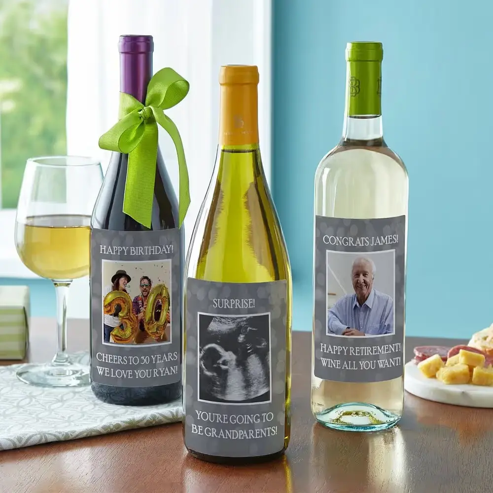 Personalized Photo Wine Labels, 4