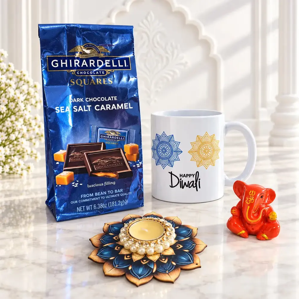 Ganesha, Ghirardelli, Tealight & Mug