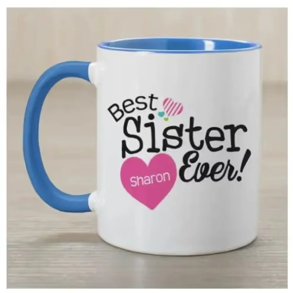 Personalized Best Sister Ever Mug (Bay Area Express)
