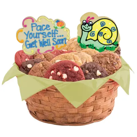 Pace Yourself Get Well Cookie Basket