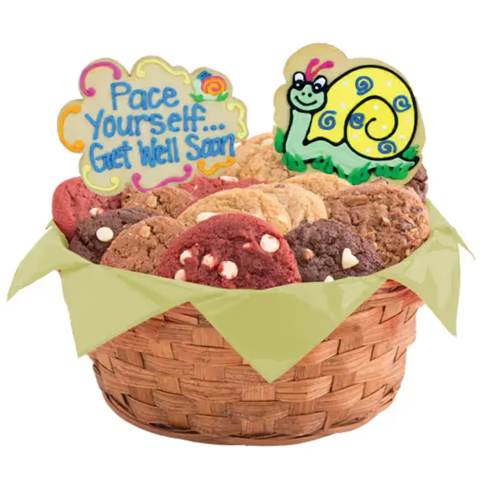 Pace Yourself Get Well Cookie Basket