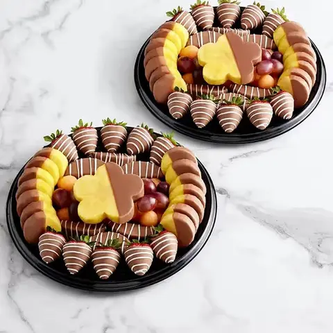 Perfectly Plated Dipped Fruit Platter