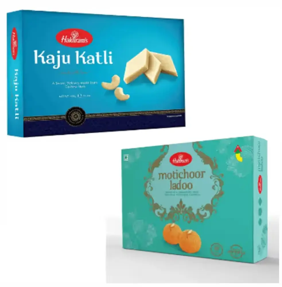 Kaju Katli & Motichoor Laddoo