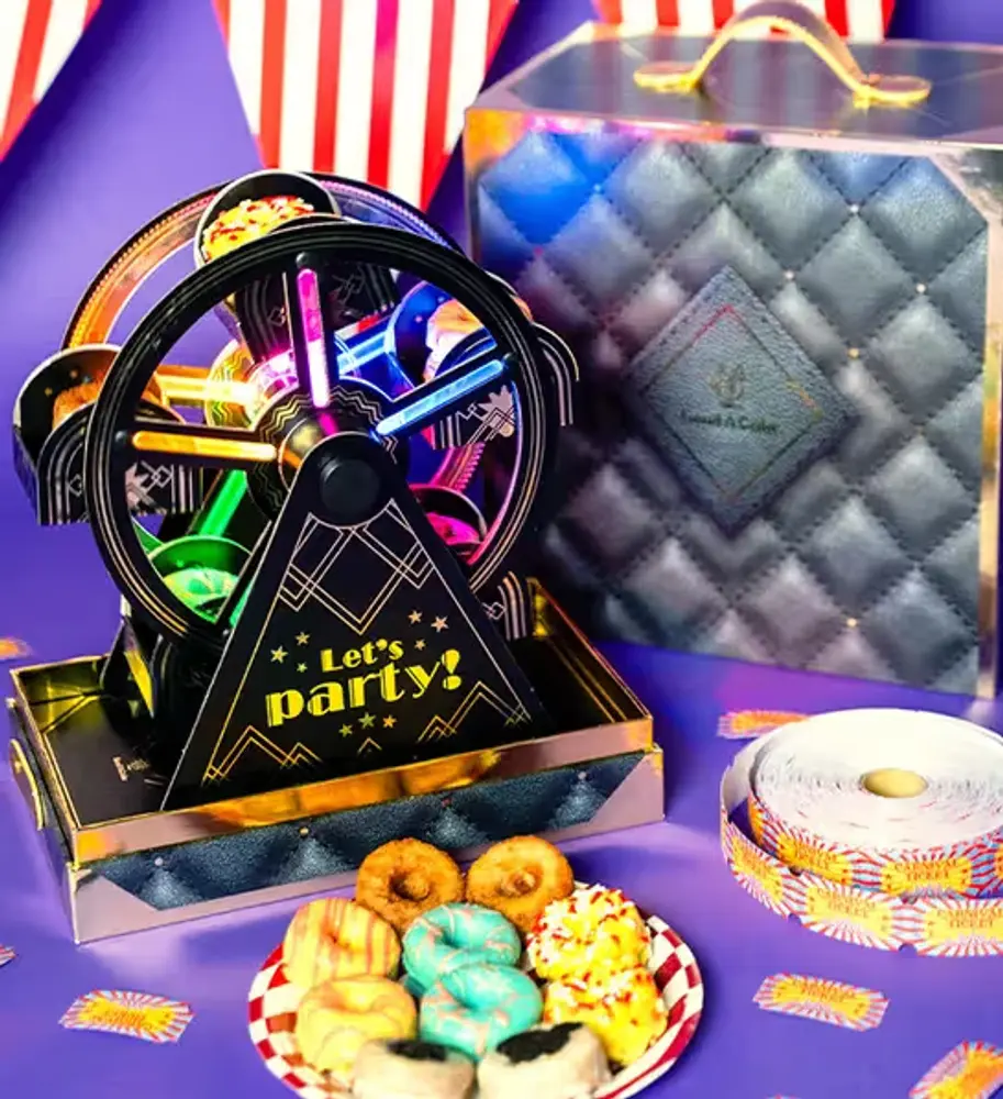 Ferris Wheel Mini Donut Gift Box