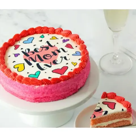 Best Mom Ever Strawberry Cake