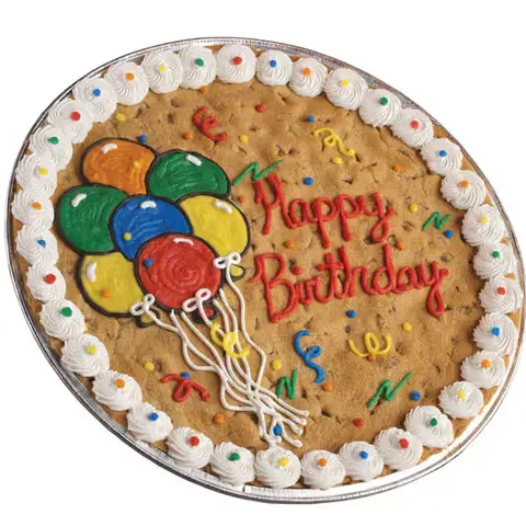 Personalized Chocolate Chip Cookie Cake