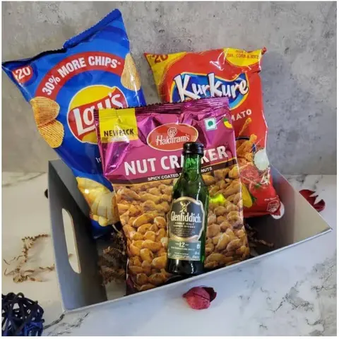 Party Snacks Bucket with Glenfiddich