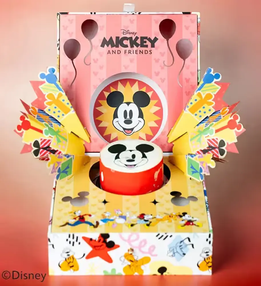 Disney Mickey & Friends Pop-Up Box with Cake