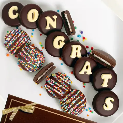 Congrats Belgian Chocolate-Dipped OREOs