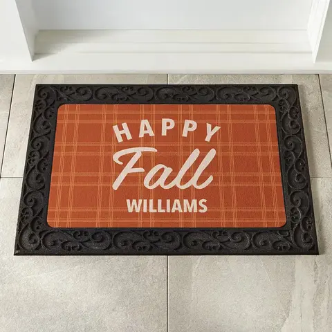 Happy Fall Doormat
