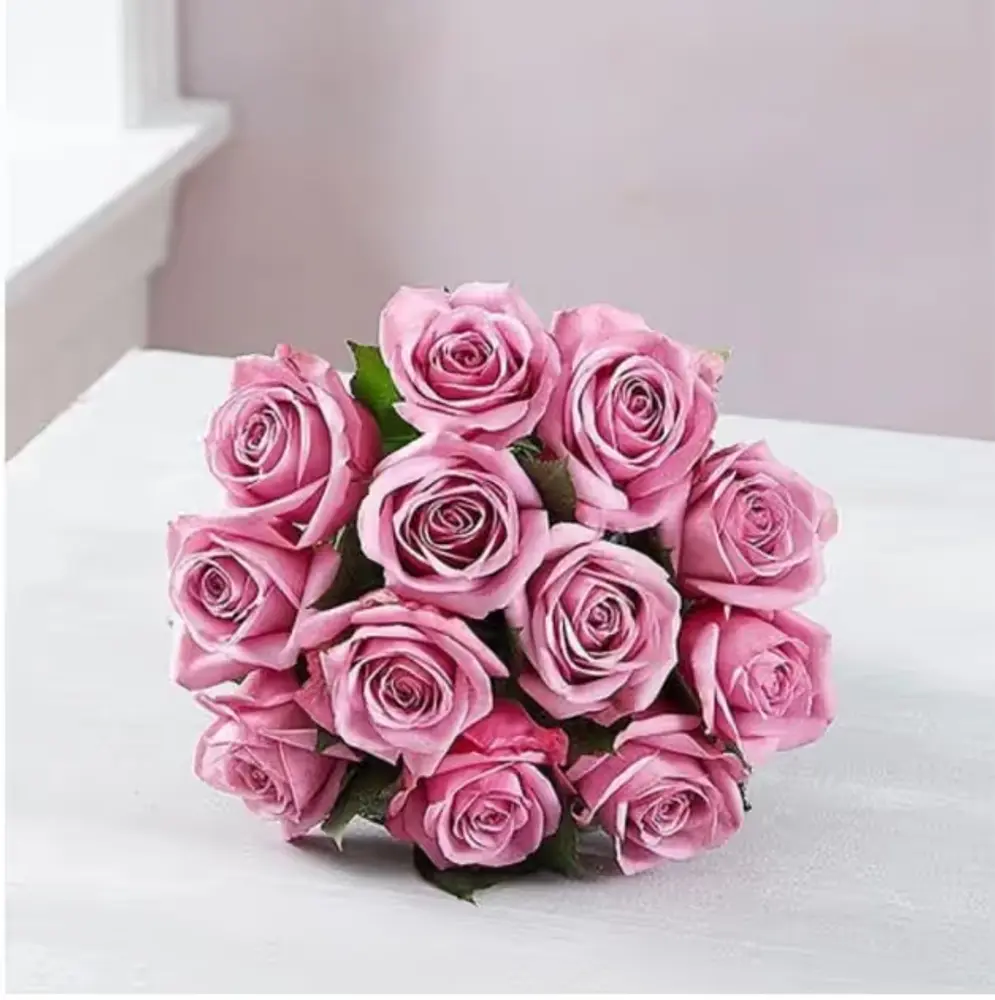 One Dozen Purple Roses