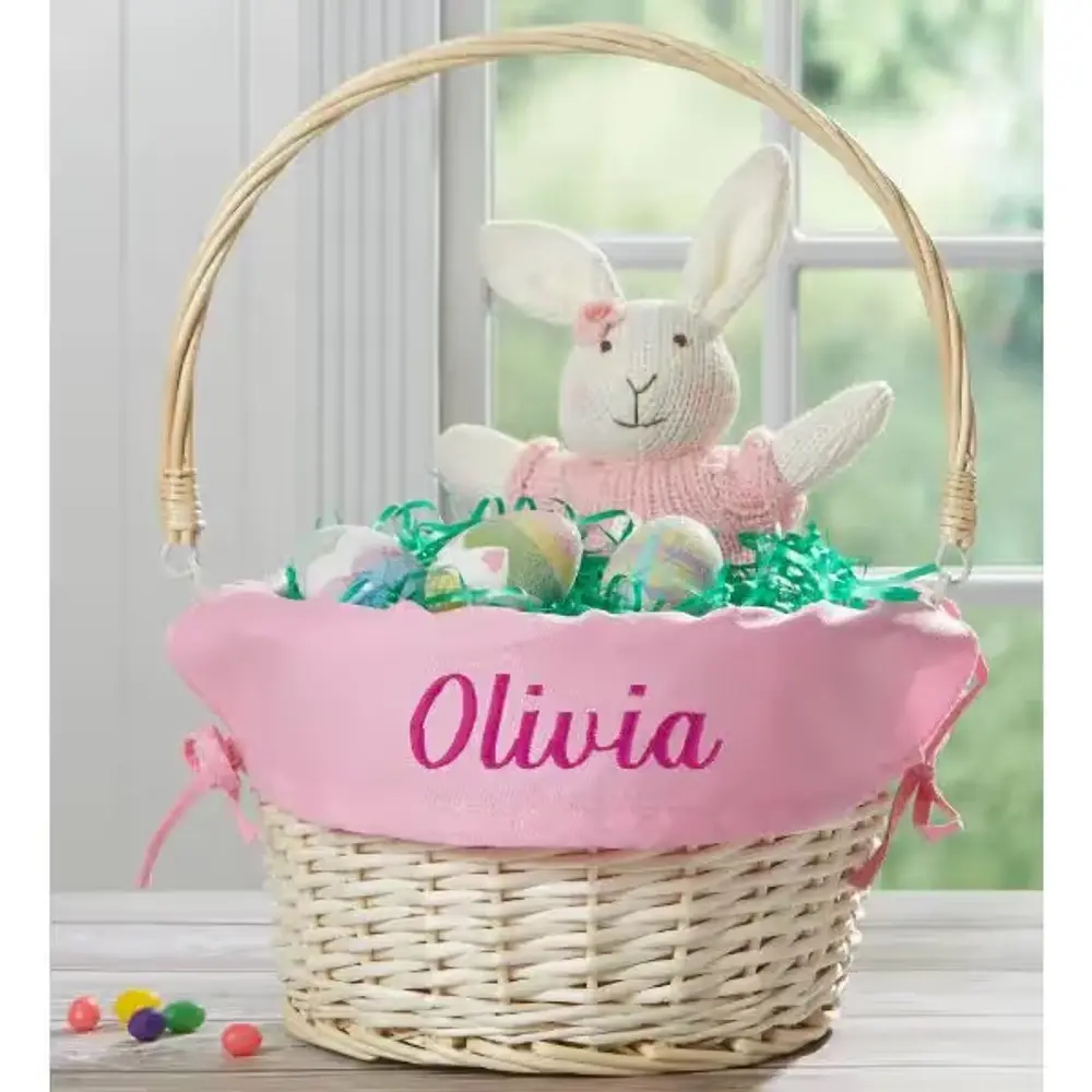 Personalized Willow Easter Basket