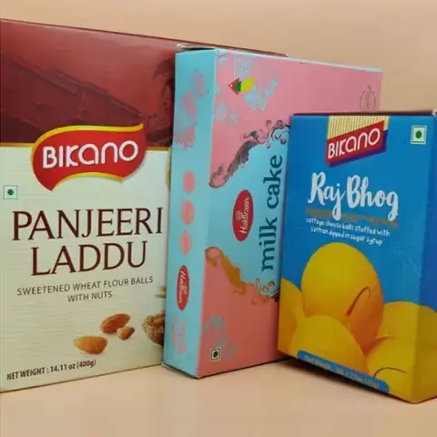 Laddoo, Milk Cake & Raj Bhog