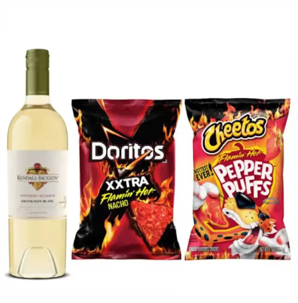 White Wine & Snacks Combo