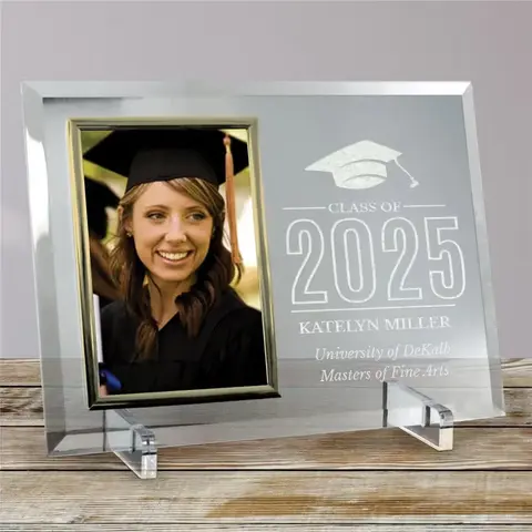Personalized Graduation Cap Glass Frame